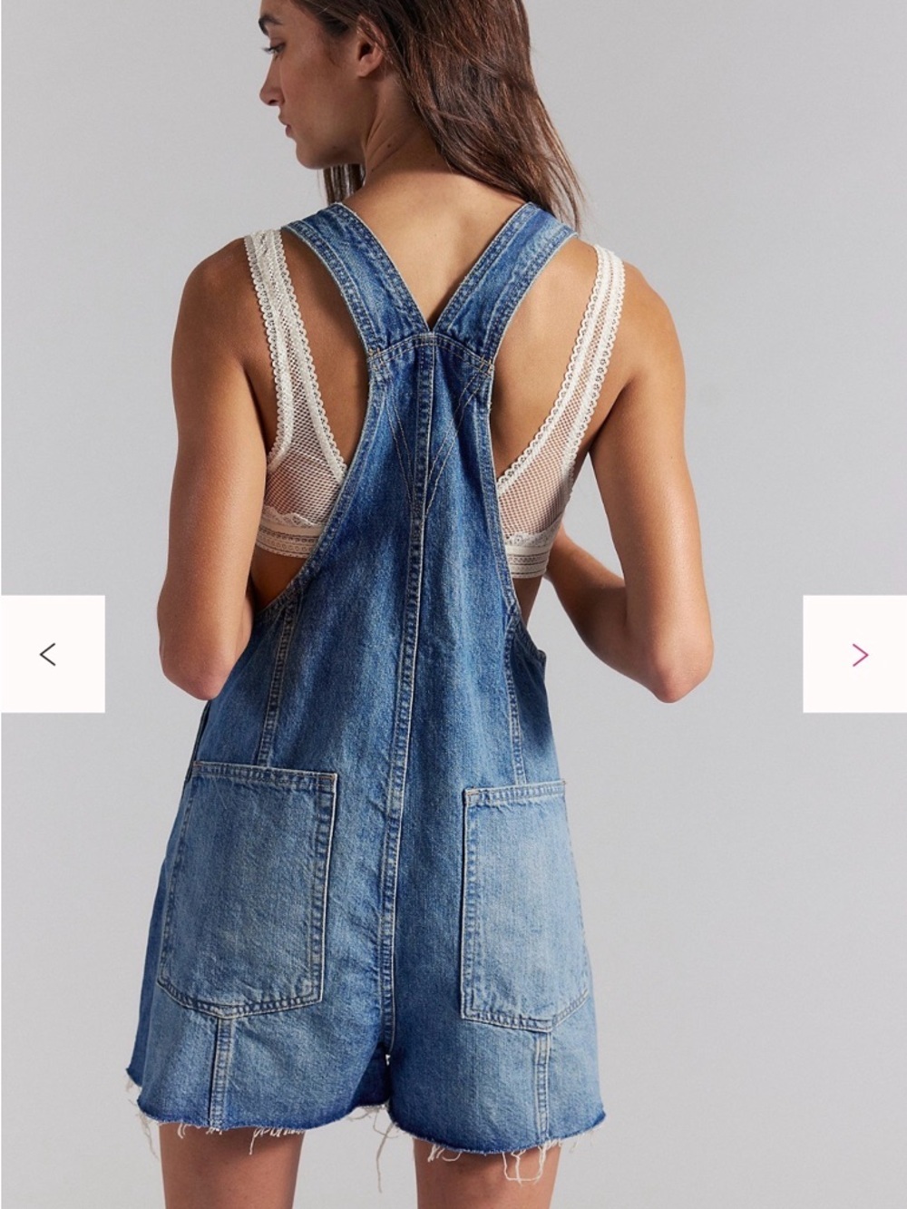 Free People We The Free Rambler Shortalls Small Color: Free Spirit NWT - Picture 3 of 7